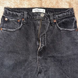 Abercrombie and Fitch Ankle Straight Jeans